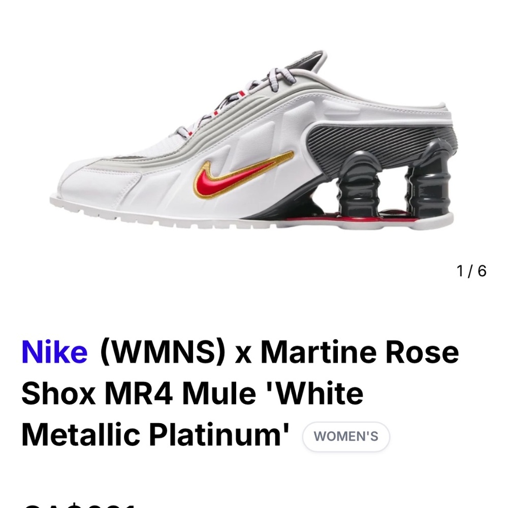 New In Box Martine Rose x Nike shox